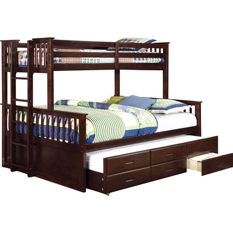 queen bunk bed with trundle|wayfair queen bunk bed trundle.